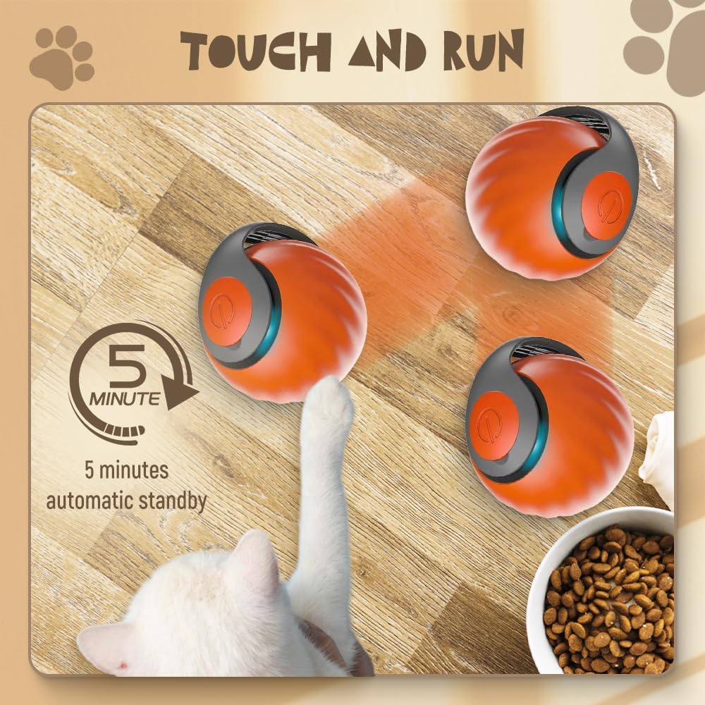 Interactive Rolling Ball Toy That Keeps Pets Happily Active