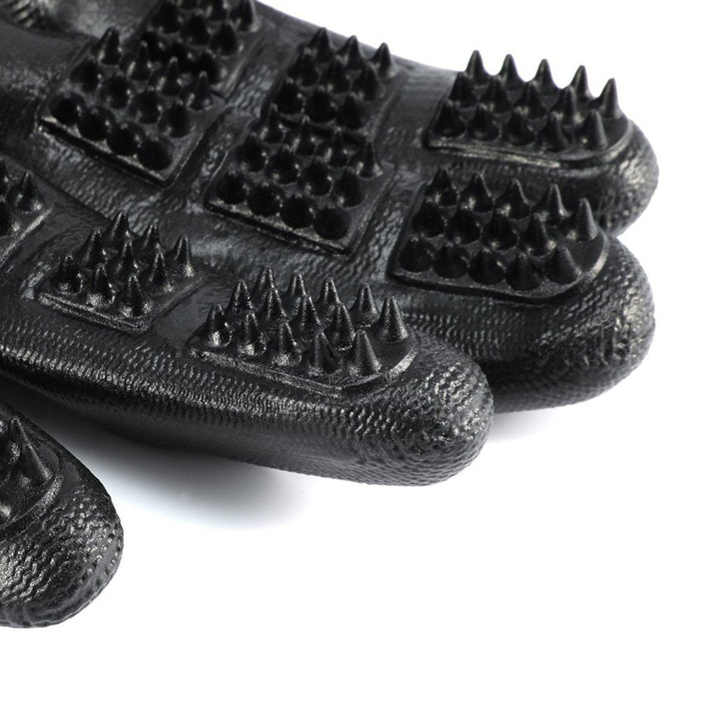 Soft Pet Grooming Glove for Cats, Dogs, and Horses