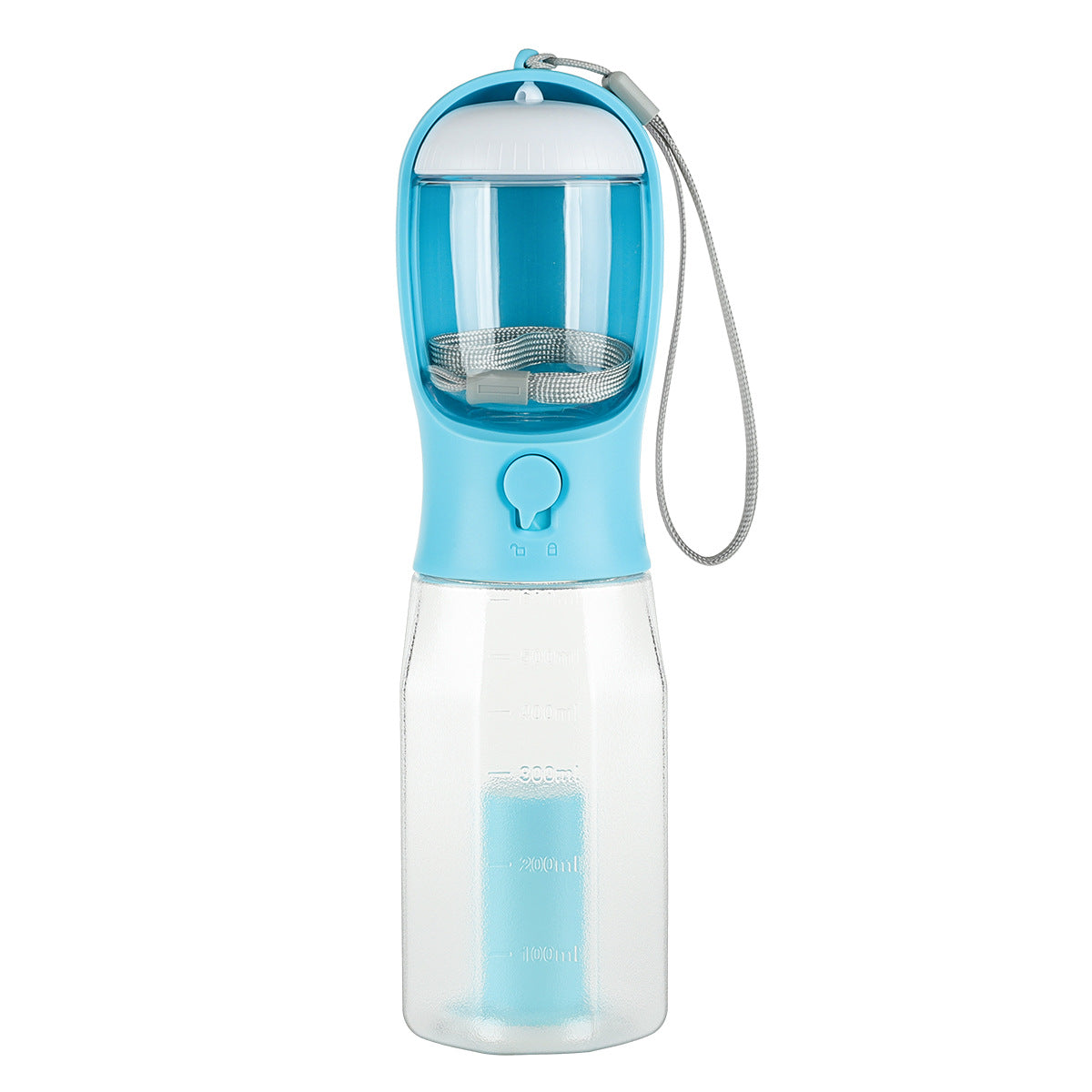 3-in-1 Pet Water, Food, and Poop Dispenser Bottle
