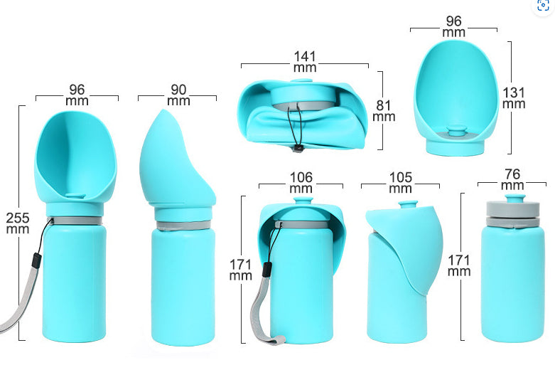 Foldable Travel Water Dispenser for Pets on the Go