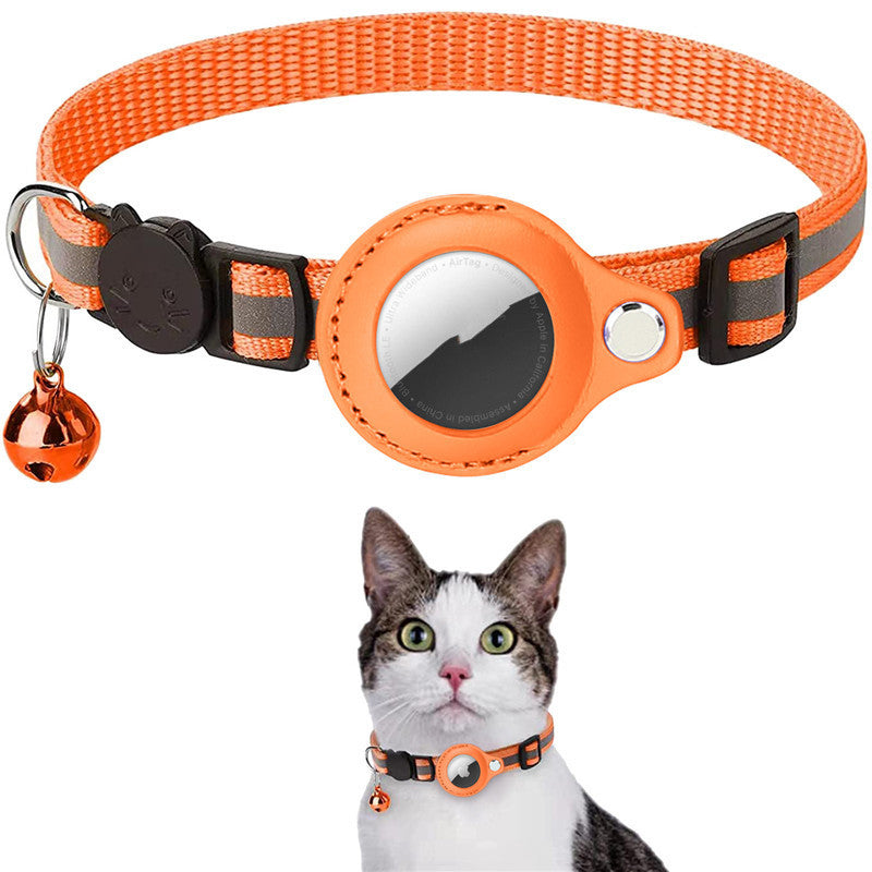 Reflective Waterproof AirTag Collar for Dogs & Cats