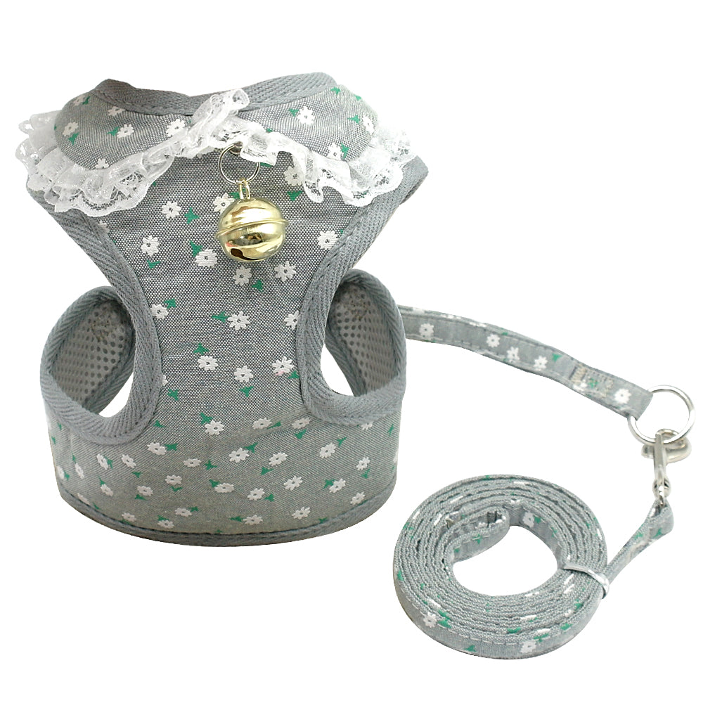 Adorable Chest Harness with Bell for Small Dogs