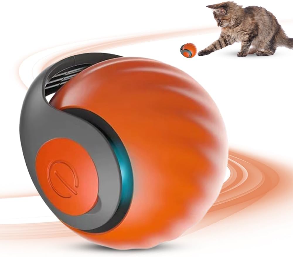Interactive Rolling Ball Toy That Keeps Pets Happily Active