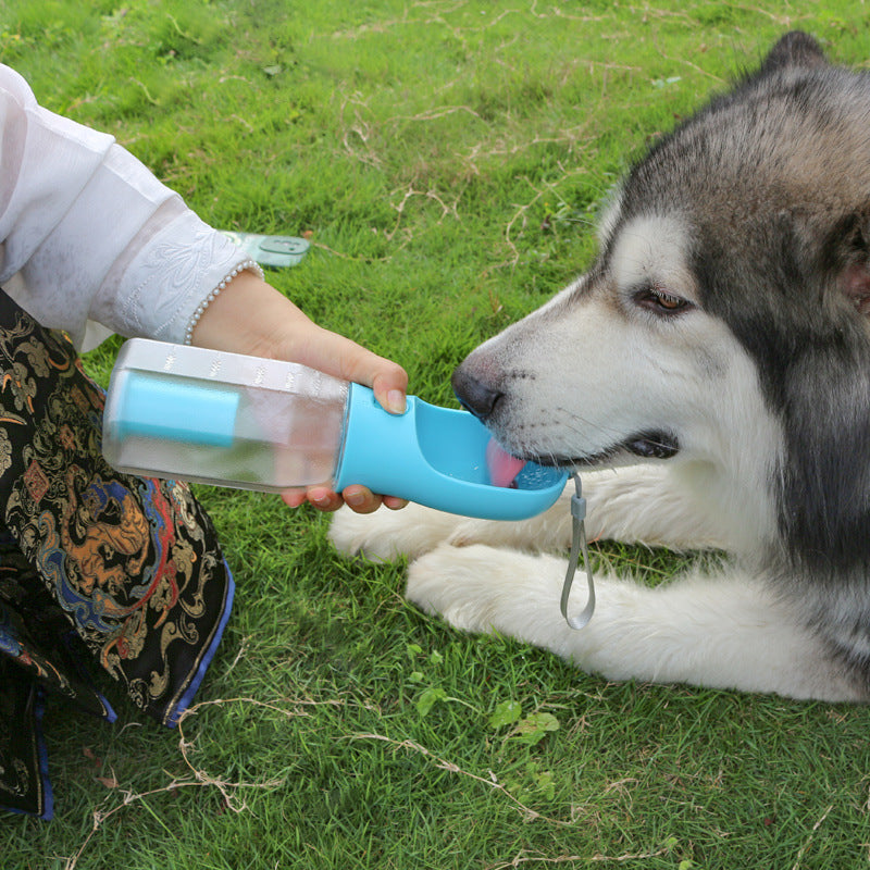 3-in-1 Pet Water, Food, and Poop Dispenser Bottle