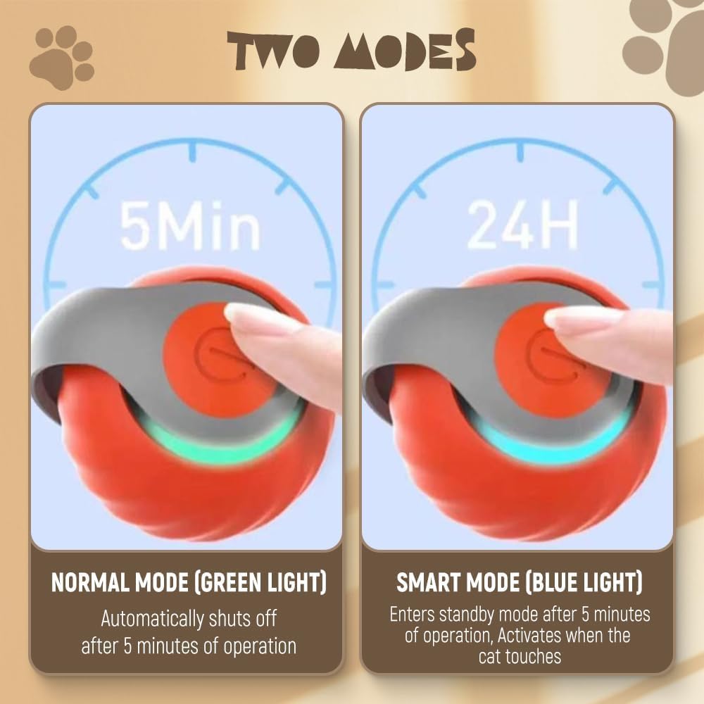 Interactive Rolling Ball Toy That Keeps Pets Happily Active