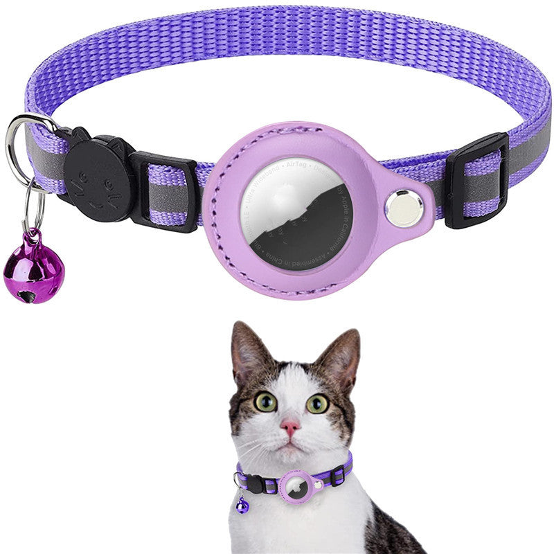 Reflective Waterproof AirTag Collar for Dogs & Cats